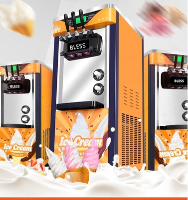 2022 소프트 서비스 3 맛 판매 아이스크림 기계 슈퍼 성능과 자동