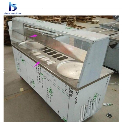 1650*560*780mm 세계에서 가장 새로운 판매 가능한 아이스크림 냉장판 기계