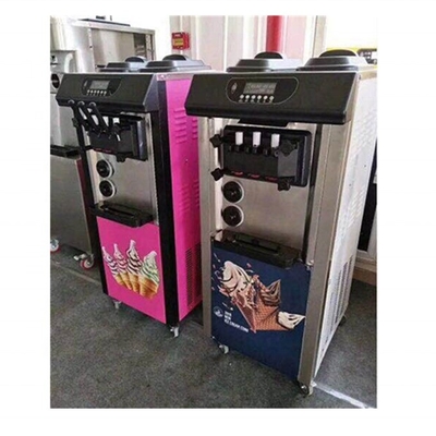 사전 냉각을 포함한 설명 신선 유지 시스템 120 KG 모바일 부드러운 아이스크림 기계
