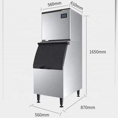 60KG 얼음 저장 용량 높은 냉각 속도와 OEM/ODM의 스코틀랜드 얼음 기계