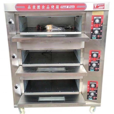 용량 200kg 단 단계 베이킹 오븐 사용자 친화적 디자인과 스테인레스 스틸