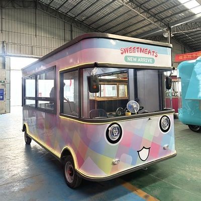 2024 에너지 절감 상업 BBQ 핫 푸드 밴 야외 패스트 푸드 미국 표준