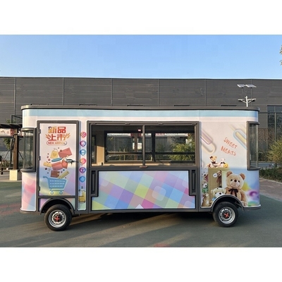 야외 식품 키오스크 카트 L420.00cm*W180.00cm*H230.00cm 크기와 CE 승인