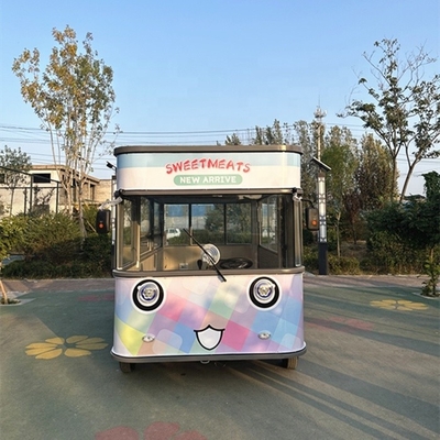 야외 식품 키오스크 카트 L420.00cm*W180.00cm*H230.00cm 크기와 CE 승인