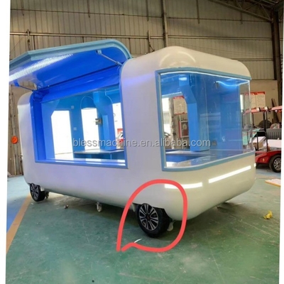 과일 가공 공장 가공용 다기능 자동 가솔린 식품 트레일러