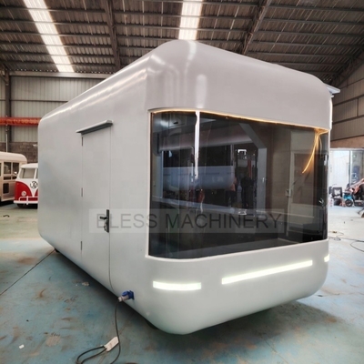 2500W-5000W 레트로 푸드 트럭 거리 아이스크림 공급 장치와 함께 완전히 장착 된 햄버거 밴