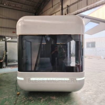 2500W-5000W 레트로 푸드 트럭 거리 아이스크림 공급 장치와 함께 완전히 장착 된 햄버거 밴