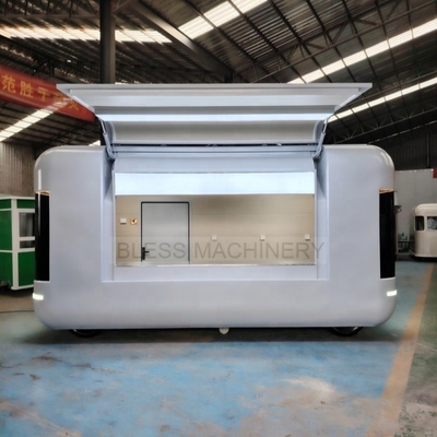 2500W-5000W 레트로 푸드 트럭 거리 아이스크림 공급 장치와 함께 완전히 장착 된 햄버거 밴