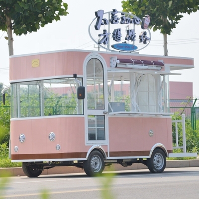 식물용 전기 이동식 식품 카트/키오스크/트럭/공간한 내부와 함께 아이스크림 카트