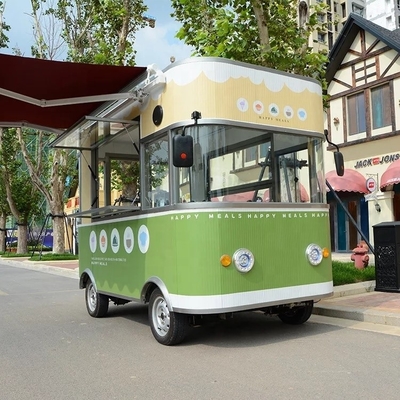 110V/220V 전압 패스트 푸드 트레일러 아프리카 시장 3000*2100*2500MM