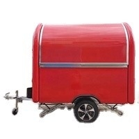 1000KG 모바일 커피숍 아이스크림 밴 트럭 음식 카트 BBQ 음식 트럭 승차차고 차고 부엌 음식 트럭 판매 캘리포니아 쉬운