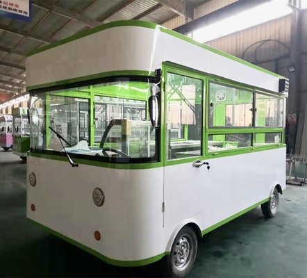 220V/380V 모바일 사용 된 식품 트럭 미국 2022 6M 독특한 거울 스테인리스 스틸 디자인