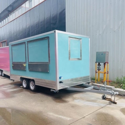 3000*2100*2500MM 전압 110V/220V 피자 트럭 BBQ 부엌 모바일 패스트푸드 레스토랑