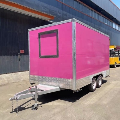 3000*2100*2500MM 전압 110V/220V 피자 트럭 BBQ 부엌 모바일 패스트푸드 레스토랑