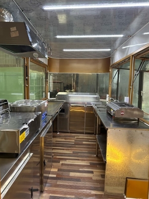 과일 가공 공장에 맞춤형 모바일 BBQ 피자 아이스크림 커피 식품 트레일러