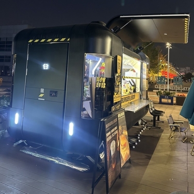 전기 시스템 컨센션 제공 사용 된 음식 트럭 트레일러 음식 자동차