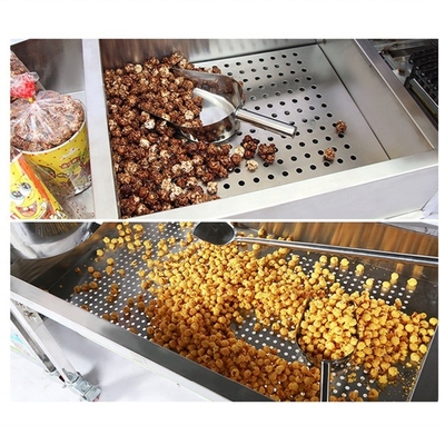 가스 또는 전기 팝콘/팝콘 간식 기계 530mm 판 직경