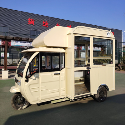 모바일 패스트 푸드 음료 및 간식 판매용 다기능 3.0kw 전기 삼륜구동