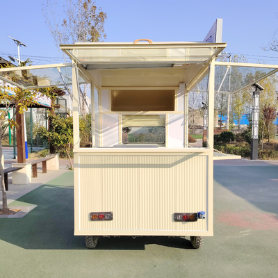 모바일 패스트 푸드 음료 및 간식 판매용 다기능 3.0kw 전기 삼륜구동