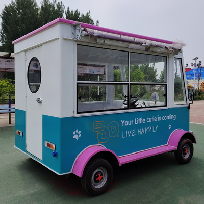 냉동 음료 및 간식용 맞춤형 길이 다기능 전기 이동식 음식 트럭