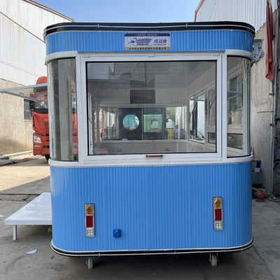 전기 이동통신 상품 일상품 소매점 식품 간식 트럭 트레일러 카트