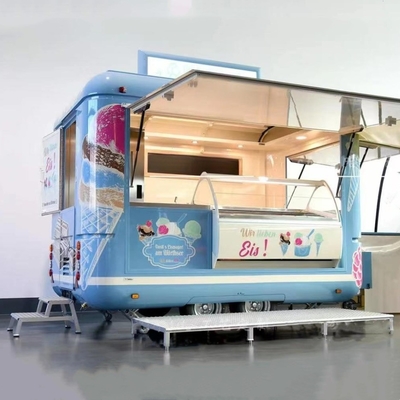 핫도그 카트 아이스크림 맥주 바 및 음료 모바일 푸드 트럭 600kg ~ 1400KG