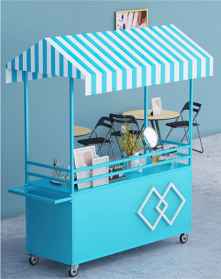 다기능 커피 카트 음식 트레일러 모바일 음식 카트 아이스크림 미니 음식 트럭