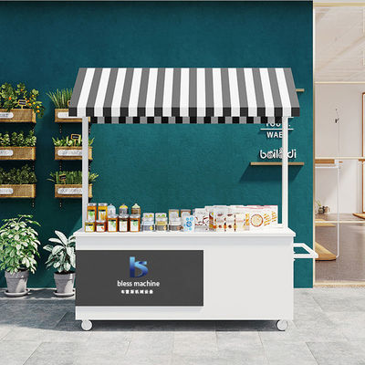 다기능 커피 카트 음식 트레일러 모바일 음식 카트 아이스크림 미니 음식 트럭