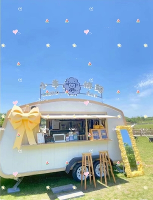 1.5KW-4.5KW 전력으로 현대 디자인 사용 된 음식 카트 트레일러