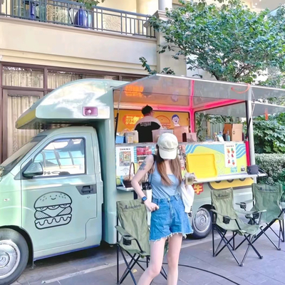 음식 카트 음료 판매 카트 외관 모바일 패스트 푸드 트레일러 사용자 정의 모바일
