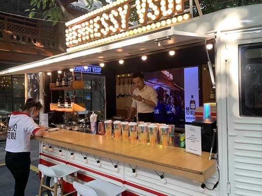 1.5KW-4.5kw 호텔 주방 장비 간식 피자 스무디 커피 헬라도 판매 자동차