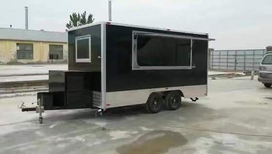 110v/220v 육류 가공 공장 운전 가능한 크레프 트레일러 식품 트럭 전용 부엌이 있는 카페