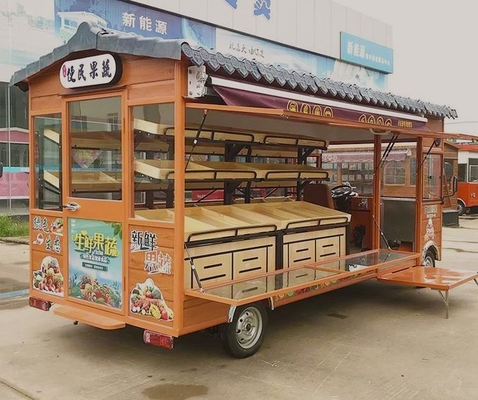 맞춤형 이동식 식품 판매 트레일러 다기능 과일 및 채소 차량