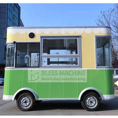 야외 간식 기계 전기 음식 카트 2000W 전력 및 220-480V 전압