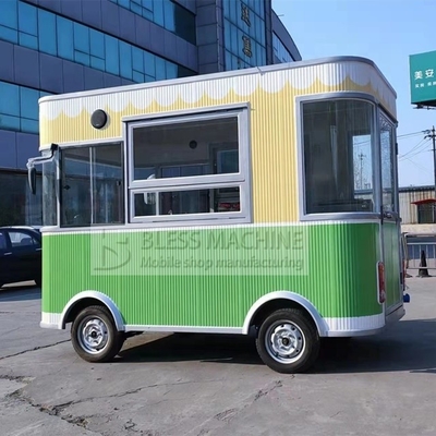 야외 간식 기계 전기 음식 카트 2000W 전력 및 220-480V 전압