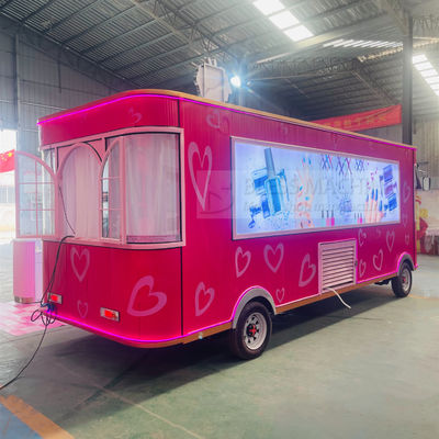 뷰티 메이크업과 스파 서비스를 위해 시속 40km의 배터리 전동 모바일 샐러드 트럭