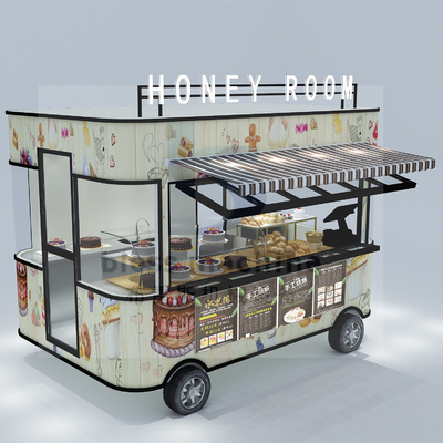 2022 스타일 생일 케이크와 쿠키용 전기 베이커리 트럭 4 도로 바퀴 1000kg
