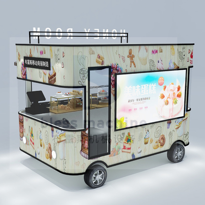 2022 스타일 생일 케이크와 쿠키용 전기 베이커리 트럭 4 도로 바퀴 1000kg