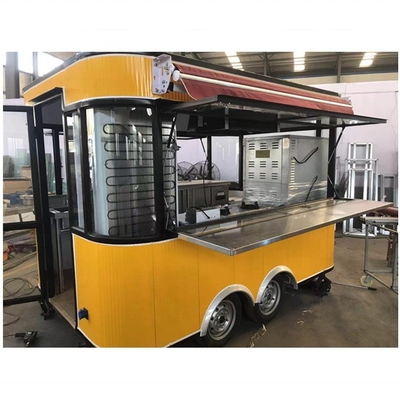 야간 시장 BBQ 스탠드 및 아침식사용 다기능 식당 차 용량 1000 KG