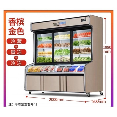 R404a 냉장고 및 10도 온도 초능력 냉장고 냉장고 저투자