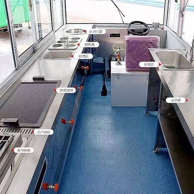 600kg 넓은 출력 범위 긴 작동 시간 음식 트레일러 공기 흐름