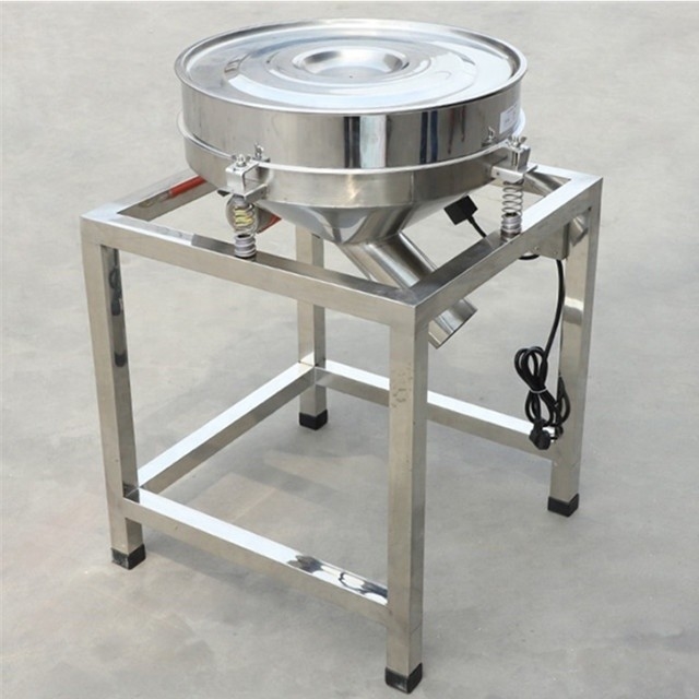 용량 100-500kg/h 소매 코코넛 밀가루 스크리닝 기계용 회전 진동 시트