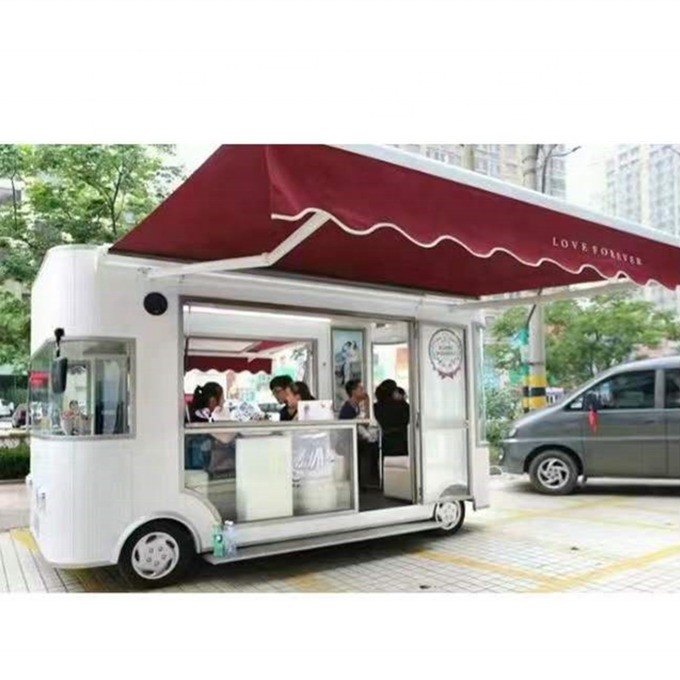 외관 3 또는 4 바퀴 음식 카트 의류 상점 및 육류 가공 공장