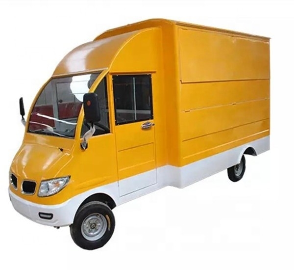 220V/380V 전압의 완전 자동 3 바퀴 또는 4 바퀴 식품 트레일러 카트