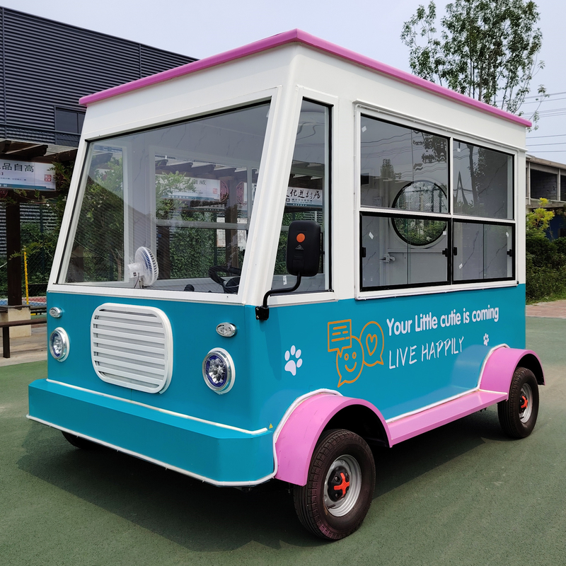 3KW-20kw 전기 이동식 간식 음식 트럭 트레일러 카트 간식 및 주스