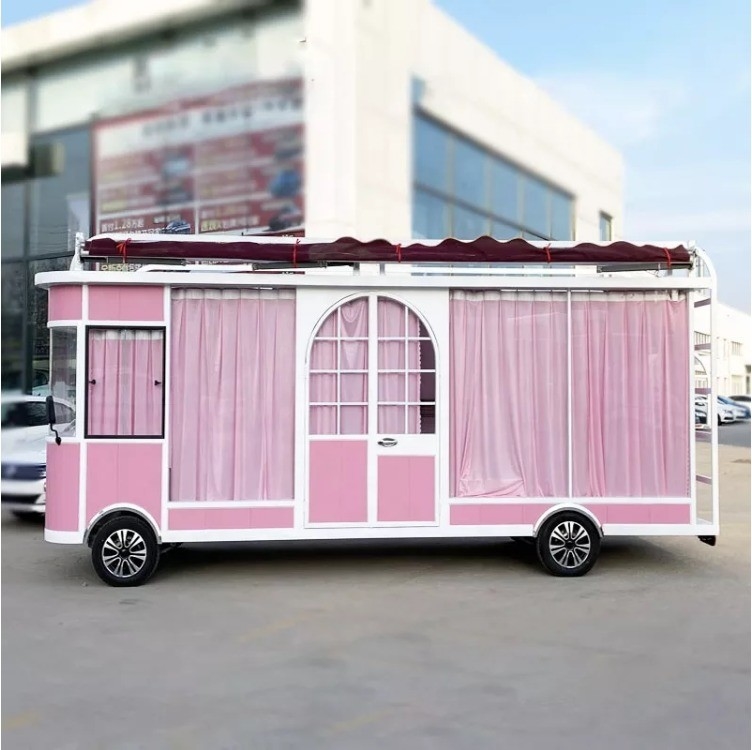 전기 모바일 헤어 샐러드 헤어 샵 드레서 밴 트럭 트레일러 부티크 카트 1000kg