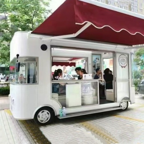 2023 전기 이동식품 상품 소매품 상점 부티크 밴 트럭 트레일러 카트